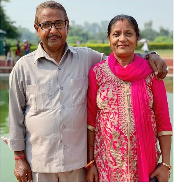 Sandeep Lamichhane Father and Mother