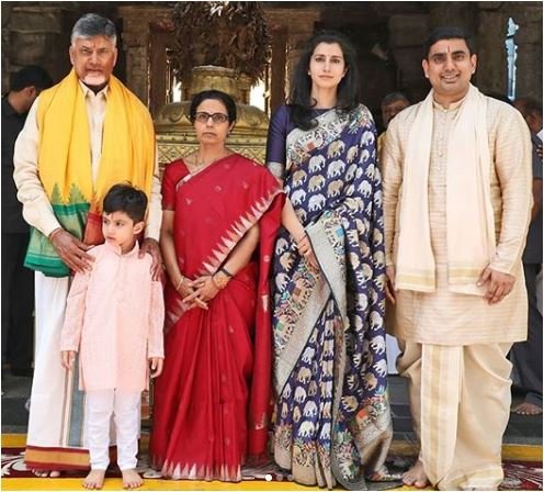 Nara Chandrababu Naidu family